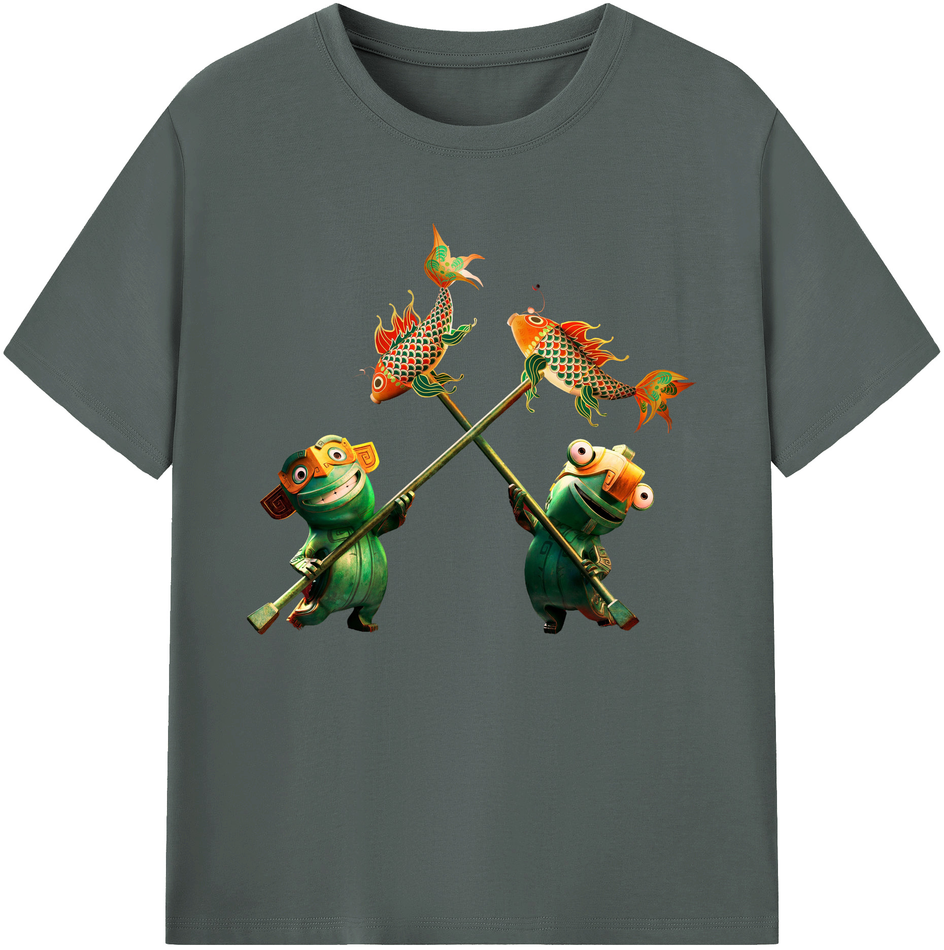 （画像用） Ne Zha 2 ナタ 魔童の大暴れ 綿100％ メンズ半袖Tシャツ｜肌触りやわらか＆通気性